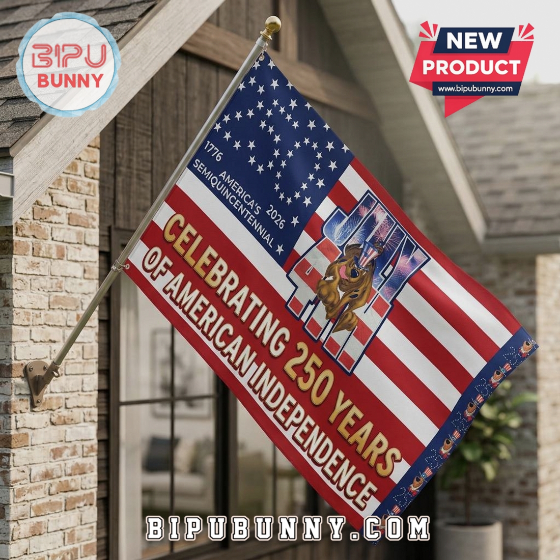 250 Years of Freedom House Flag, SCBD, America’s Independence, Premium Flag 250 Years of Freedom House Flag, SCBD, America’s Independence, Premium Flag