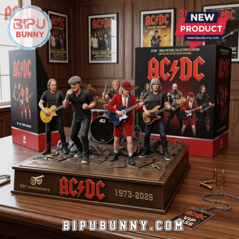AC DC 53rd Anniversary Limited Edition 3D Figurine Diorama AC DC 53rd Anniversary Limited Edition 3D Figurine Diorama
