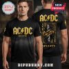 Black t-shirt features the band AC/DC logo, a playing card, and 'Sin City' text.!