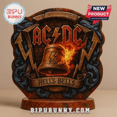 ACDC Hell’s Bells 3D Rock Band Music Artwork Decorative Statue