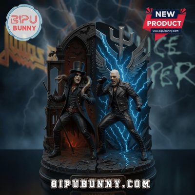 Alice Cooper x Judas Priest Shock & Steel Edition Collectible Statue