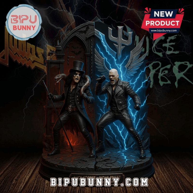 Alice Cooper x Judas Priest Shock & Steel Edition Collectible Statue
