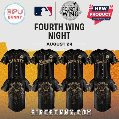 All Team MLB Fourth Wing Night Baseball Jersey 2026