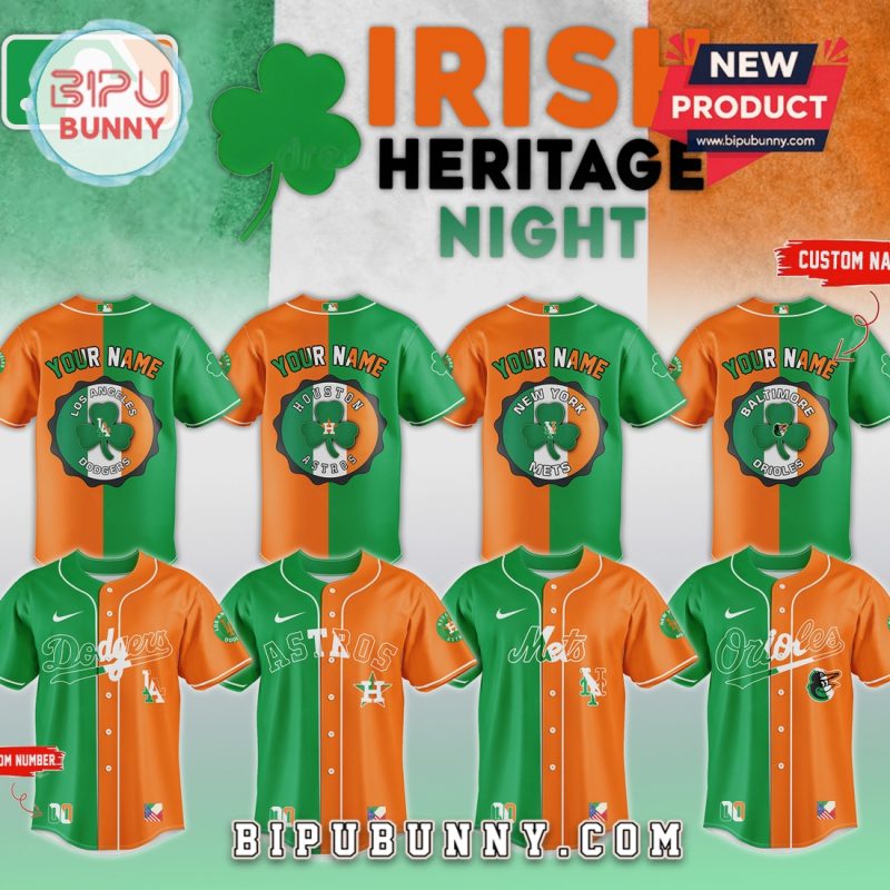 All Team MLB Irish Heritage Night Baseball Jersey Limited Edition