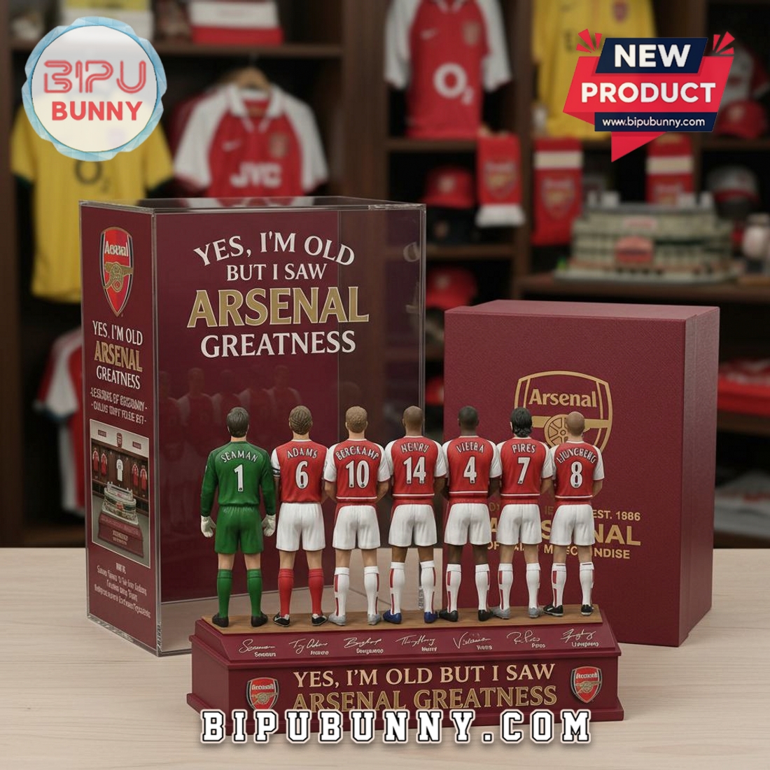 Arsenal Greatness Figurine – Commemorative Team Statue Figurine Arsenal Greatness Figurine – Commemorative Team Statue Figurine