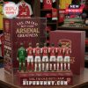 Figurines! Arsenal legends in red and white kits. Text: YES, I'M OLD BUT I SAW ARSENAL GREATNESS!