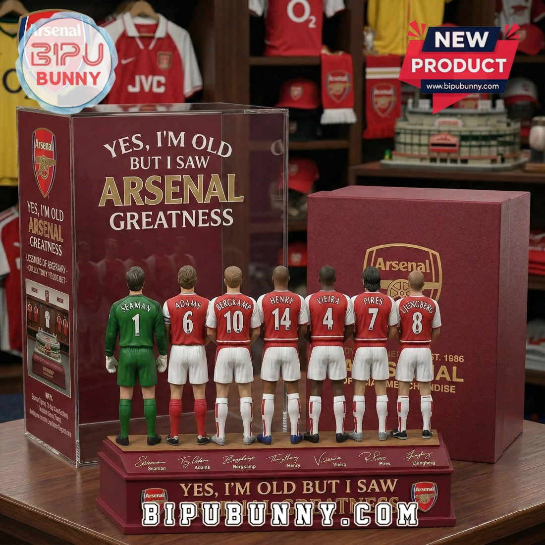 Arsenal Greatness Figurine – Commemorative Team Statue Figurine Arsenal Greatness Figurine – Commemorative Team Statue Figurine