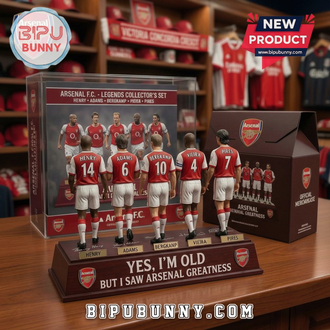 Arsenal Legends Collector’s Set – Limited Edition Commemorative Figurine Arsenal Legends Collector’s Set – Limited Edition Commemorative Figurine