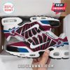 Custom Denver Avalanche TN Air shoes! Burgundy, white, and blue team colors; features team logo and 'Your Name' text!