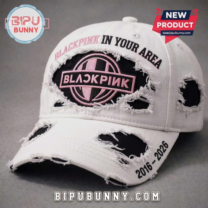 BLACKPINK In Your Area K-Pop Fandom Distressed Fashion Baseball Cap
