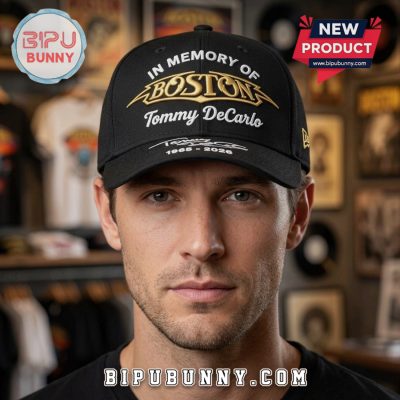 Boston Band Tommy DeCarlo Memorial Premium Embroidered Baseball Cap
