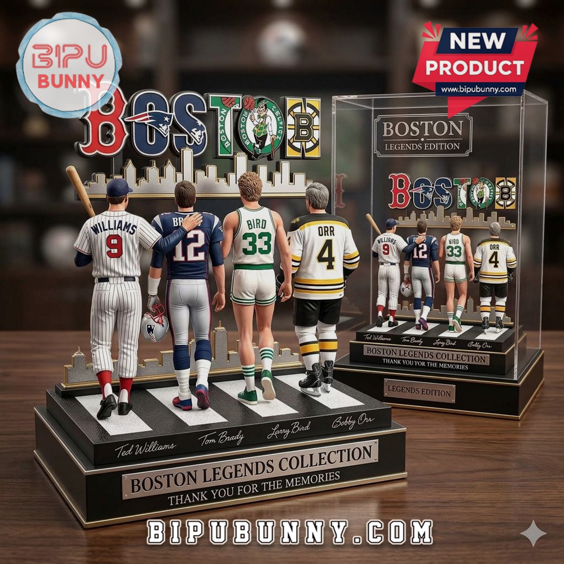 Boston Legends Edition Collection Commemorative Statue Figurine Boston Legends Edition Collection Commemorative Statue Figurine