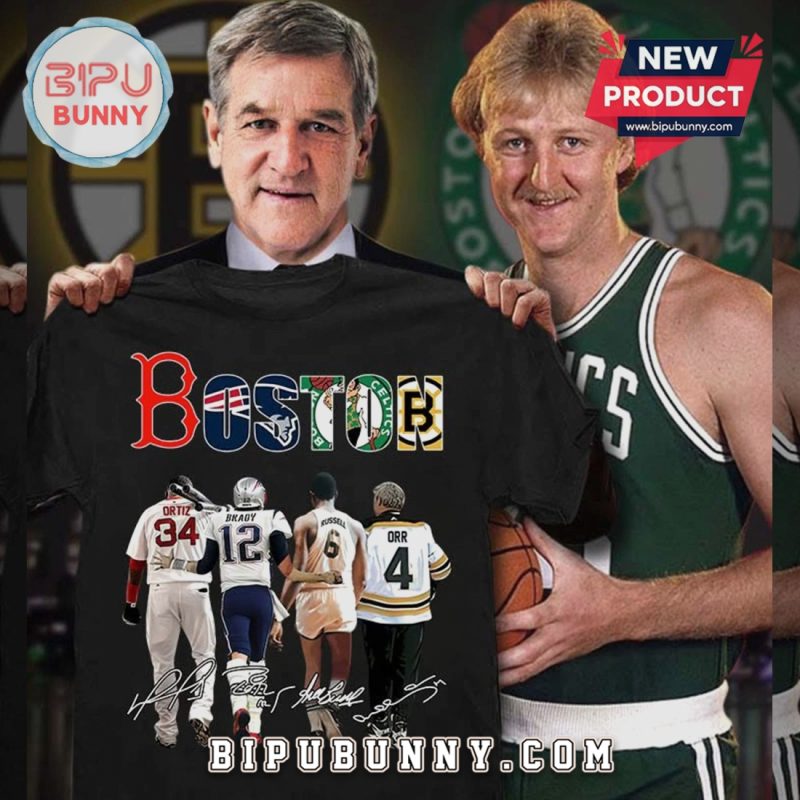 Boston Sports Legends Team Pride T-Shirt Boston Sports Legends Team Pride T-Shirt