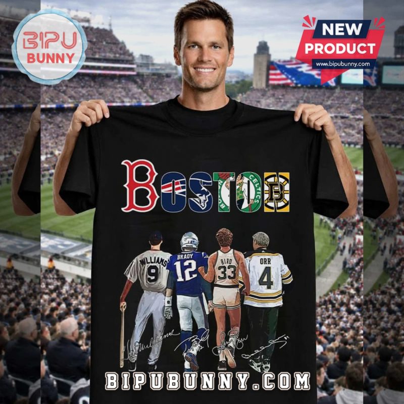 Boston Sports Legends Tom Brady Fan T-Shirt