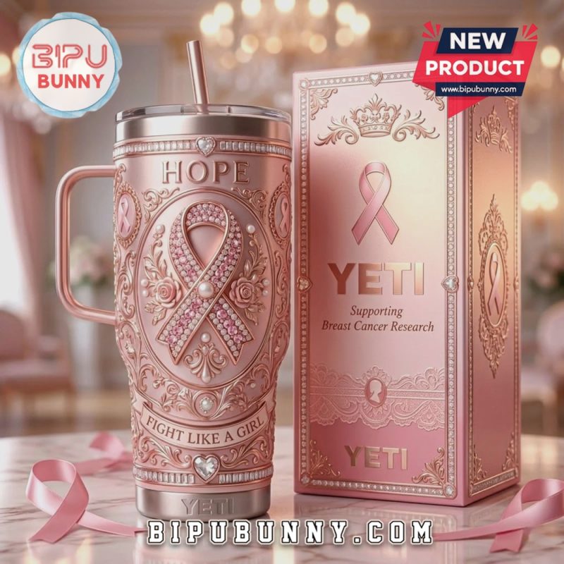 Breast Cancer Awareness YETI Hope Tumbler