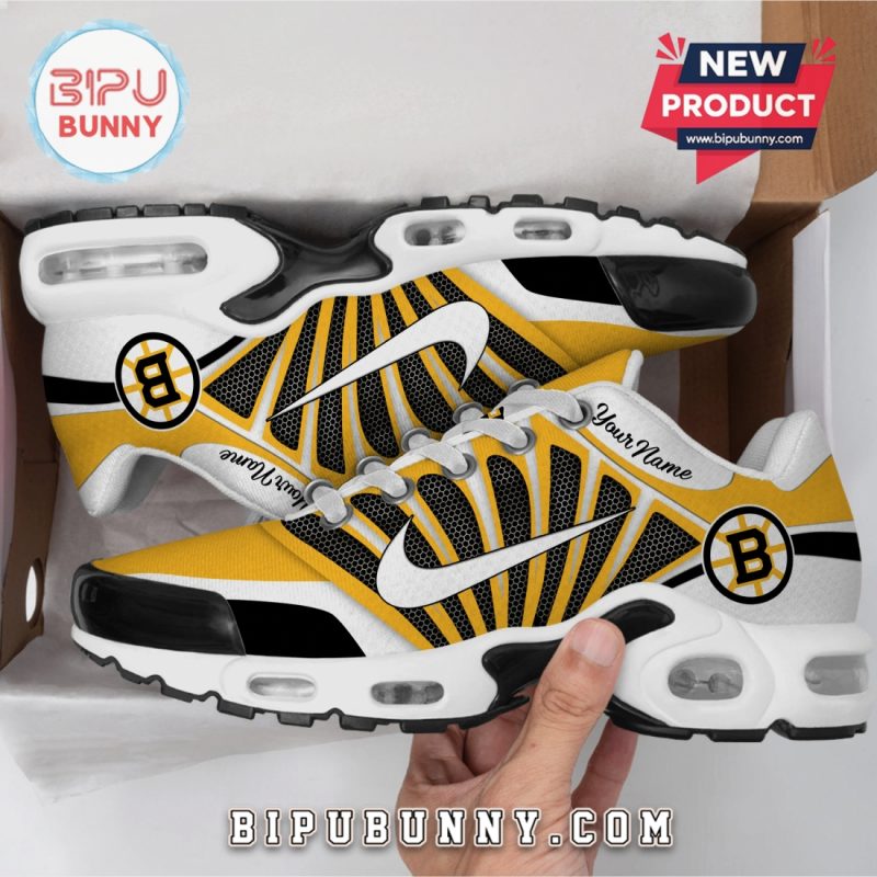 Boston Bruins Custom Name Air Max TN Sneakers