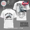 White Bryan Adams concert tour tee; black text, boxing glove graphic! Pat Benatar, Neil Giraldo tour dates!