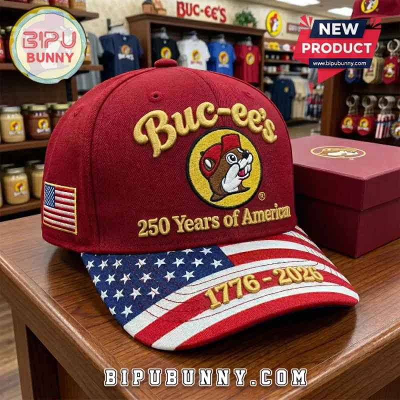 Buc-ee’s 250 Years Of America 1776-2026 Commemorative Baseball Cap
