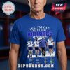 Blue tee with text: Yes, I'm old, but I saw Bulldogs greatness, with player images, years and signatures.!
