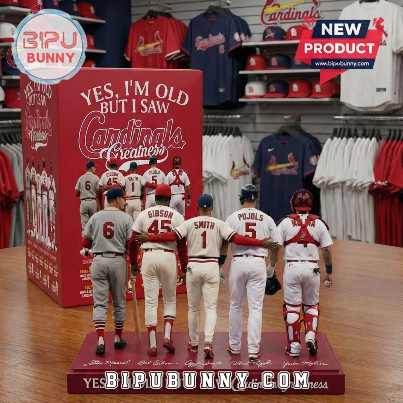 Cardinals Baseball Legends Statue – Yes, I’m Old Limited Edition Figurine Cardinals Baseball Legends Statue – Yes, I’m Old Limited Edition Figurine