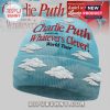 Light blue beanie w/ clouds. 'Charlie Puth presents: the Whatever's Clever! World Tour' in red letters.!
