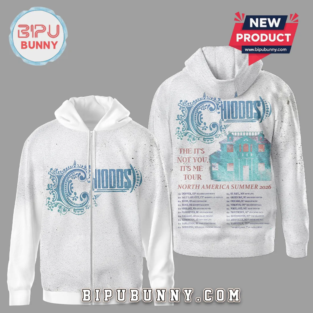 Chiodos It’s Not You It’s Me Tour 2026 Two-Sided Graphic T-Shirt Chiodos It’s Not You It’s Me Tour 2026 Two-Sided Graphic T-Shirt