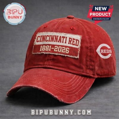 Cincinnati Reds 1881-2026 Commemorative Baseball Cap