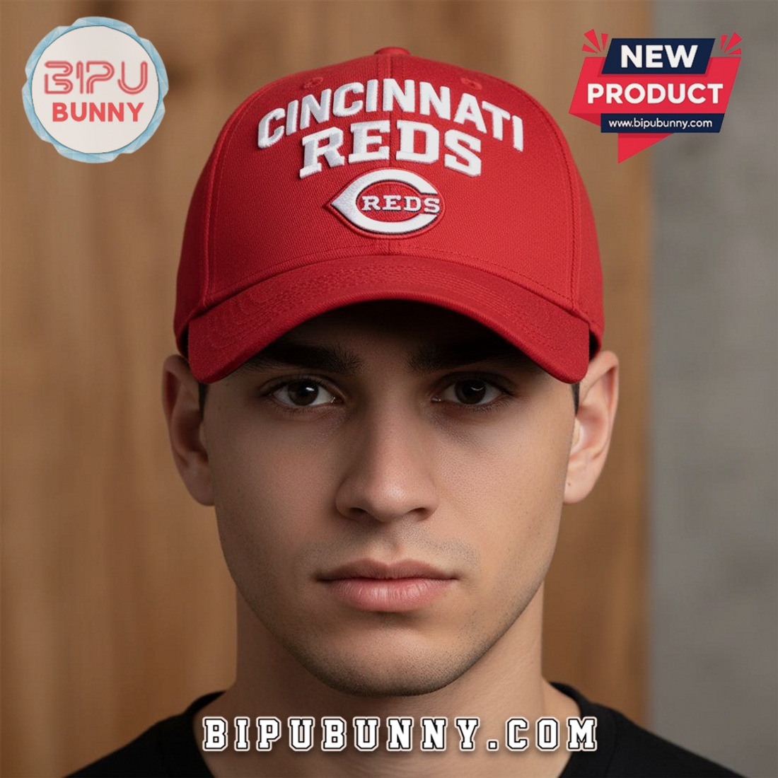 Cincinnati Reds Baseball Premium 3D Embroidered Adjustable Hat Cincinnati Reds Baseball Premium 3D Embroidered Adjustable Hat