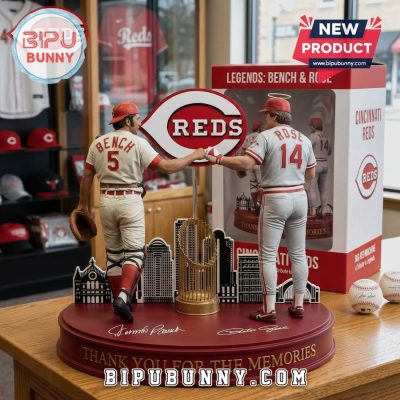 Cincinnati Reds Bench & Rose Legends Commemorative Figurine