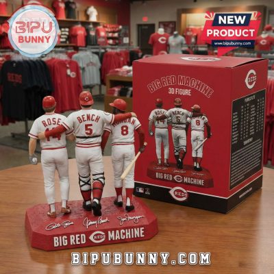 Cincinnati Reds Big Red Machine 3D Figurine – Baseball Legends Statue