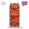 Red Coca-Cola can. 140 Years, 1886-2026. Refreshing the World text. Bottle images. Ornate, vintage design.!