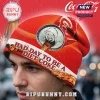 Red beanie shows Diet Coke can art. Text: BAD DAY TO BE A DIET COKE. Coca-Cola logo featured!