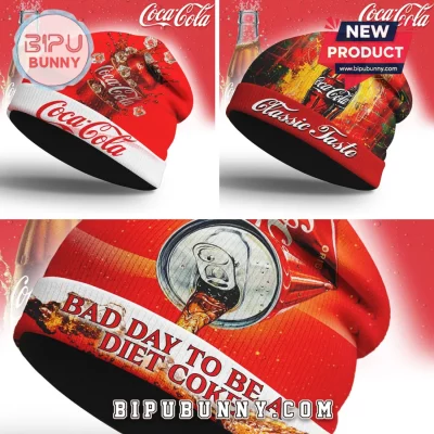 Coca-Cola Bad Day To Be A Diet Coke Funny Graphic Beanie Hat