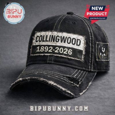 Collingwood Magpies 1892-2026 Football Anniversary Premium Cap
