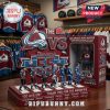 Colorado Avalanche 55 Seasons Collector's Figure Diorama with player figures and commemorative box.!