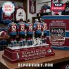 Colorado Avalanche collectible set! Burgundy, blue, and white colors with text: YES, I'M OLD BUT I SAW AVALANCHE GREATNESS!