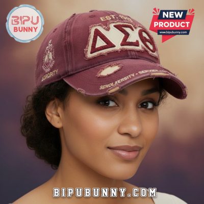 Delta Sigma Theta Sorority Founded 1913 Embroidered Premium Cap