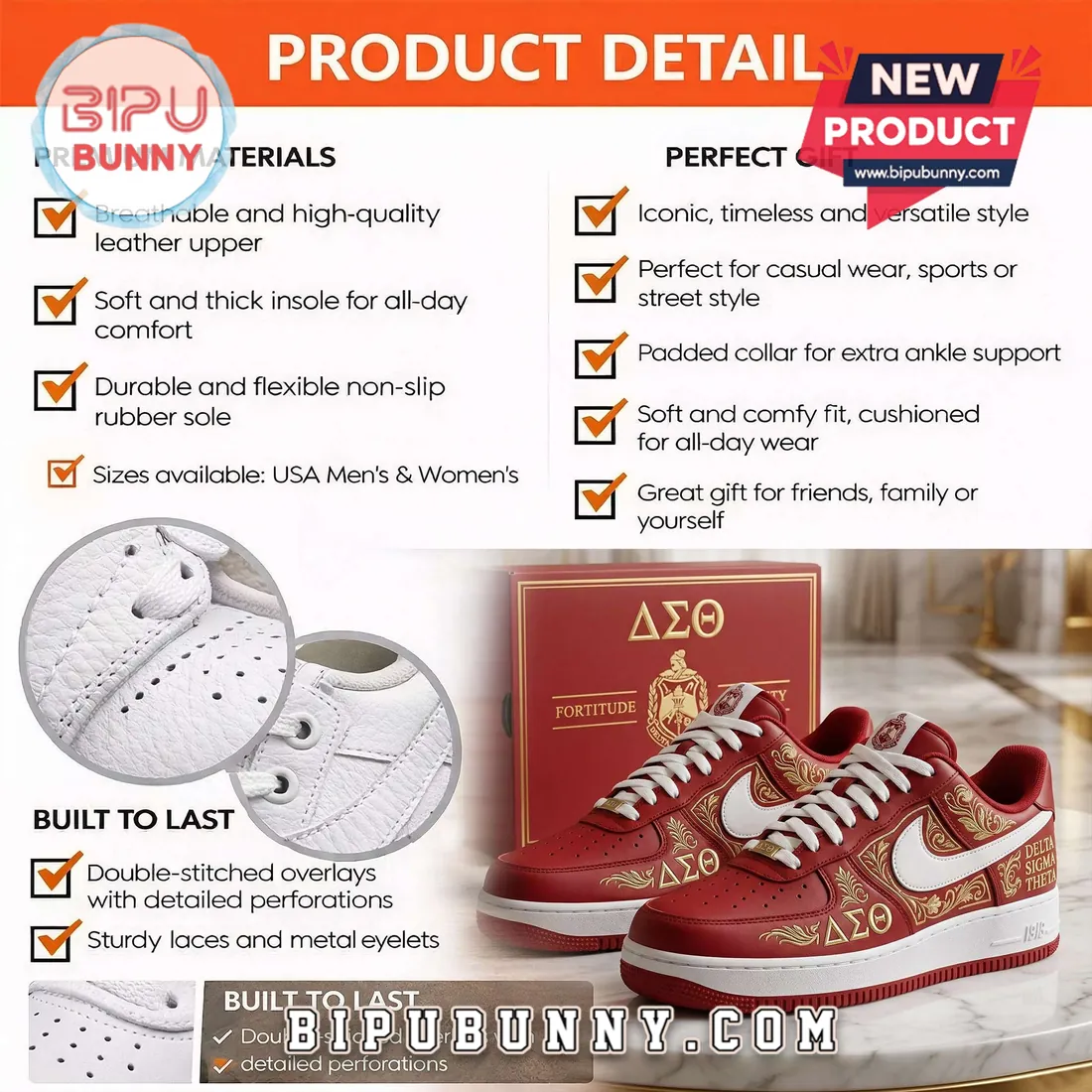 Delta Sigma Theta Sorority Premium Crimson And Gold Air Force 1 Delta Sigma Theta Sorority Premium Crimson And Gold Air Force 1