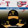 Black & Yellow Demon Slayer Cap: Features the letter 'T' and movie art! Shop now!