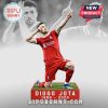 Diogo Jota figure in red Liverpool kit on a base with his name and years.!