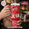 Diogo Jota memorial tumbler with soccer player imagery and 'Rest In Peace 1996-2025' text.!