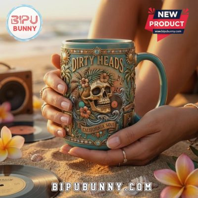 Dirty Heads California Soul Skull 3D Art Graphic Coffee Mug