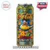 Coca-Cola can with Dragon Ball design! Goku, Shenron, blue & gold art! 