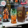Dragon Ball Z 40th Anniversary Legendary Edition glass with Goku and Shenron design, presented with a commemorative box.!