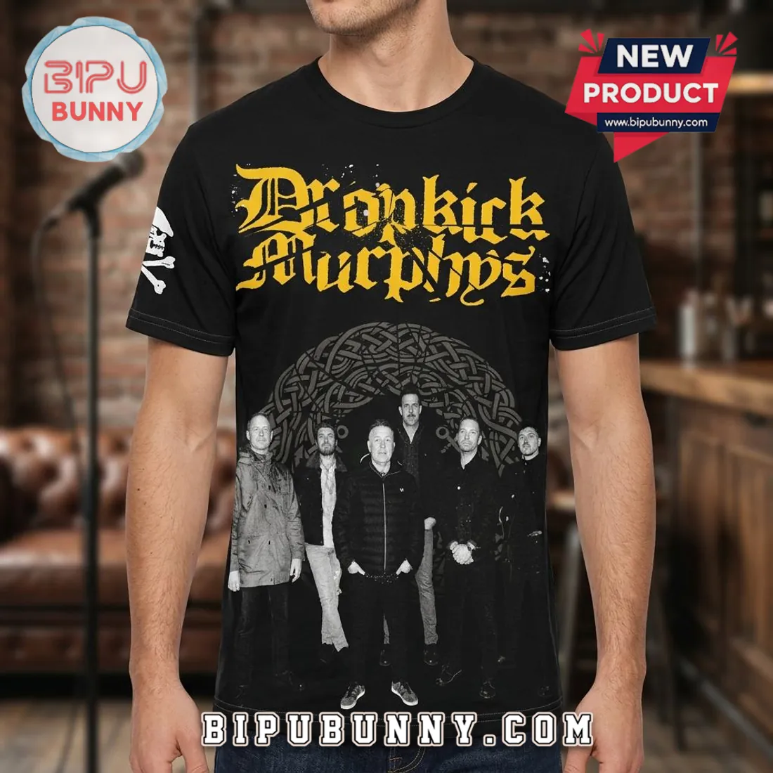 Dropkick Murphys Europe And UK Tour 2026 Official Concert T-Shirt Dropkick Murphys Europe And UK Tour 2026 Official Concert T-Shirt