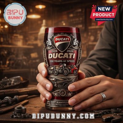 Ducati 100 Years of Speed Anniversary Limited Edition Collectible Beer Glass