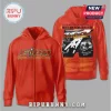 Orange zip hoodie featuring Eagles of Death Metal tour dates and