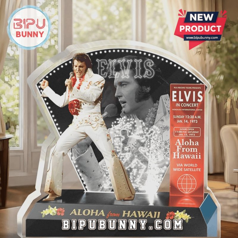 Elvis Presley Aloha From Hawaii 3D Commemorative Display Piece Elvis Presley Aloha From Hawaii 3D Commemorative Display Piece