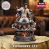 Elvis Presley Figurine. Stage, Las Vegas, & USA flag elements. Cool home decor!