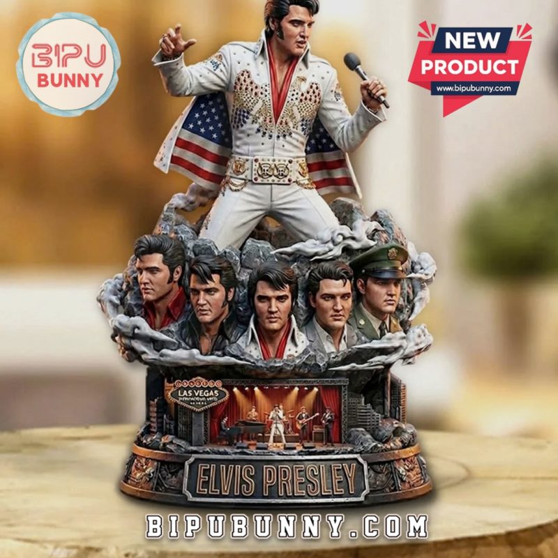 Elvis Presley Commemorative 3D Statue Figurine